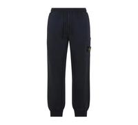 Stone Island - Pantaloni da tuta in cotone con logo Compass - - Trousers - Uomo - Blu - M