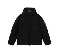 Stone Island - Piumino con cappuccio e cordino sul fondo - - Jackets - Uomo - Nero - L
