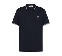 Stone Island - Polo con logo - - Tops - Uomo - Blu - 2XL