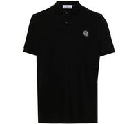 Stone Island - Polo Slim-Fit Nero Ss25 - - Tops - Uomo - Nero - 2XL
