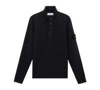 Stone Island - Pull à glissière courte en laine d'agneau et de nylon mélangés - - Knitwear - Uomo - Nero - L