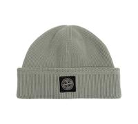 Stone Island - Ribbed Soft Cotton Beanie - - Accessories - Uomo - Verde - ONE SIZE