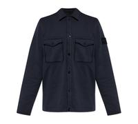 Stone Island - Shirt with Logo Patch - - Shirts - Uomo - Blu - S
