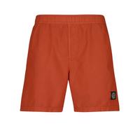 Stone Island - Sienna Brown Pantaloncini da Bagno con Logo Compass - - Swimwear - Uomo - Marrone - S
