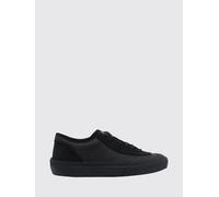 STONE ISLAND Sneakers basse in pelle scamosciata e canvas con logo Compass 40 Nero