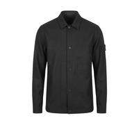 Stone Island - Sovracamicia in Lana Ghost - - Shirts - Uomo - Nero - XL