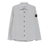 Stone Island - Sovracamicia in Micro-Corduroy - - Shirts - Uomo - Grigio - M