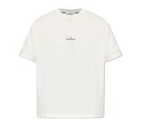 Stone Island - T-shirt con logo - - Tops - Uomo - Beige - S