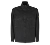 Stone Island - Tela Resinata Overshirt - - Jackets - Uomo - Nero - XL