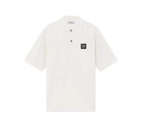 Stone Island, ,Tops ,Uomo ,Bianco ,L Polo a Maniche Corte