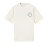 Stone Island, ,Tops ,Uomo ,Bianco ,L T-shirt Girocollo