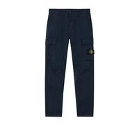 Stone Island - Pantaloni in Twill di Cotone Stretch - - Trousers - Uomo - Blu - W33