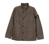 Stone Island - Waxed Pigment Cotton Tela Field Jacket - - Jackets - Uomo - Marrone - M