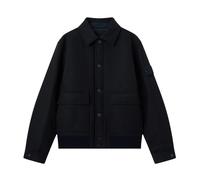 Stone Island - Wool Nylon Flannel S.i. Ghost Jacket - - Jackets - Uomo - Nero - L