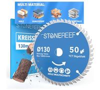 STONE REEF Lama per sega circolare 130 x 16 mm, compatibile con smerigliatrice angolare Bosch, Makita ecc. - Lama per sega circolare - per legno, metallo e alluminio