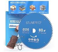 STONE REEF Lama per sega circolare 250x30 cm, con adattatore su foro da 20 mm, compatibile con sega a immersione e sega circolare di Bosch, ideale per legno, metallo e alluminio