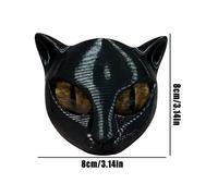 Stone Sculpture Of A Black Cat - Handmade Animal Statue Decorative Figurine | Elegant Stone Artwork For Cat Lovers, For Indoor And Outdoor Use, Timeless Design For Interior Decoration