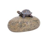 Stone Secret Compartment Key Safety Container Fake Lock Keychain Outdoor Garden Key Hidden Storage Box