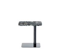 Stone Side Table Rettangolare Pebble/Nero