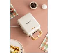 STONE STUDIO - Tostiera Per Panini, Grill E Waffle Con Piastre Intercambiabili Bianco Sporco