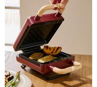 STONE STUDIO - Tostiera Per Panini, Grill E Waffle Con Piastre Intercambiabili Individuale