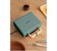 STONE STUDIO - Tostiera Per Panini, Grill E Waffle Con Piastre Intercambiabili Salvia & Doppia