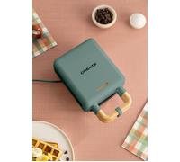 STONE STUDIO - Tostiera Per Panini, Grill E Waffle Con Piastre Intercambiabili Salvia
