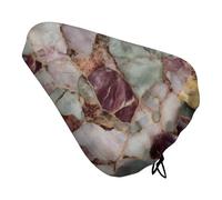 Stone Texture Bike Seat Cushion Cover Impermeabile Coprisella Pioggia Polvere con Coulisse