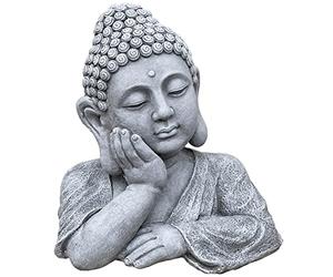 Stoneandstyle - Busto di Buddha Shiva in pietra artificiale resistente al gelo, circa 18,6 kg