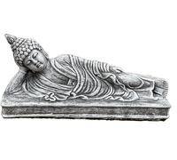 stoneandstyle Figura in pietra Shiva sdraiata, resistente al gelo, larghezza circa 33 cm