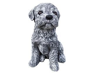 stoneandstyle Statua Cane Maltese, al Gel e alle intemperie-Massiccio in Pietro …
