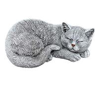 stoneandstyle Statuetta di pietra Betty addormentata, resistente al gelo, resistente alle intemperie