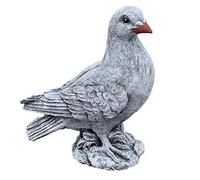 stoneandstyle Statuetta di pietra piccione resistente al gelo, resistente alle intemperie