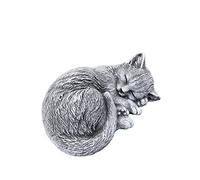 stoneandstyle Statuetta di pietra piccola Tinka arrotolata (8 x 17 x 14 cm), resistente al gelo e alle intemperie fino a -30 °C, pietra massiccia