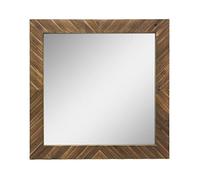 Stonebriar in Legno da Appendere Specchio da Parete, Legno, Marrone, L