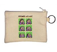 Stoned Again - Portamonete con divertente faccina che si scioglie e con grafica a forma di