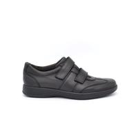 Stonefly 212095 Season Scarpa Bassa con Strappo Pelle Nero Nero, 42 1/2