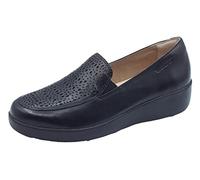 Stonefly 218962 Paseo Nappa Black Mocassini Confort per Donna in Pelle con Elastici (Taglia 37)
