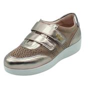 Stonefly 220802 Paseo Velour Fizz Donna in Nabuk e Vernice con Doppio Strappo e Zeppa Media (Taglia 39)