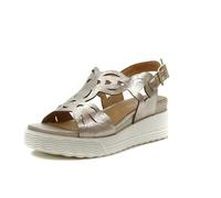 Stonefly 220901 Parky Laminated Shifting Pink sandali per Donna in pelle traforata zeppa alta (Taglia 39)