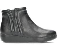 Stonefly 221695 Paseo Black Tronchetti per Donna in Pelle con Chiusura Lampo Zeppa Bassa (Taglia 40)