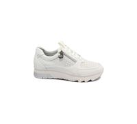 STONEFLY 222509 SPOCK 45 white bianco scarpe donna sneakers lacci zip pelle fora