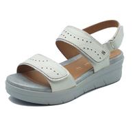 Stonefly 223653 Aqua III Steam Gray Sandali per Donna in Pelle Grigia (Taglia 41)