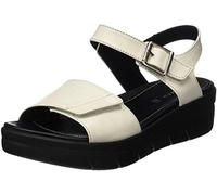 Stonefly Aqua III 2 Nappa, Sandali con Cinturino alla Caviglia Donna, Bianco (Cloud White 150), 38 EU