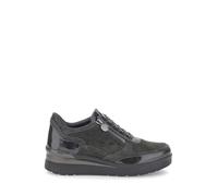 STONEFLY Sneakers zeppa camoscio /vernice Grigio