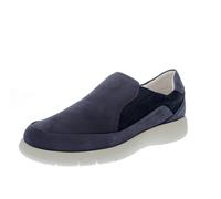Stonefly Stream Nabuk - Slip On In Pelle Blu - Uomo Scarpe Slip On
