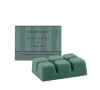 Stoneglow Modern Classics Collection - Barretta di cera di soia all'eucalipto e cedro, verde