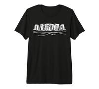 Stonehenge Linework Appassionato Maglietta Premium