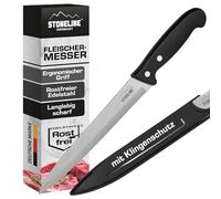 STONELINE Coltello da Carne 31,5 cm Circa 19,9 cm, con Protezione della Lama,