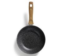 STONELINE Padella antiaderente diametro 20cm, manico effetto legno